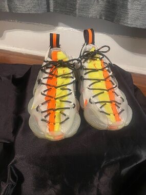 Nike ISPA Link Axis 'TOTAL ORANGE SONIC' FZ3507-100 size 4XS